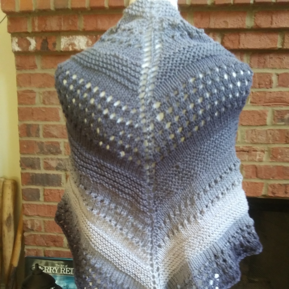 Shades of Gray Shawl